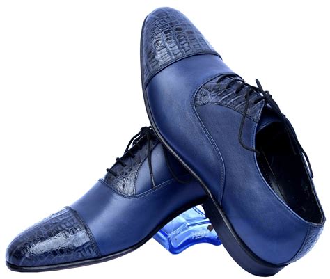 crocodile leather dress shoes.